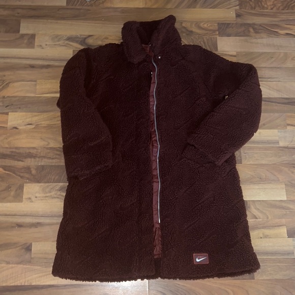 Nike Jackets & Coats New Nike Sportswear Nsw Icon Clash Sherpa Coat Poshmark